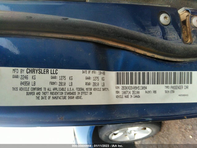 Dodge Charger Sxt 2009 2B3KA33V09H513094 Image 10