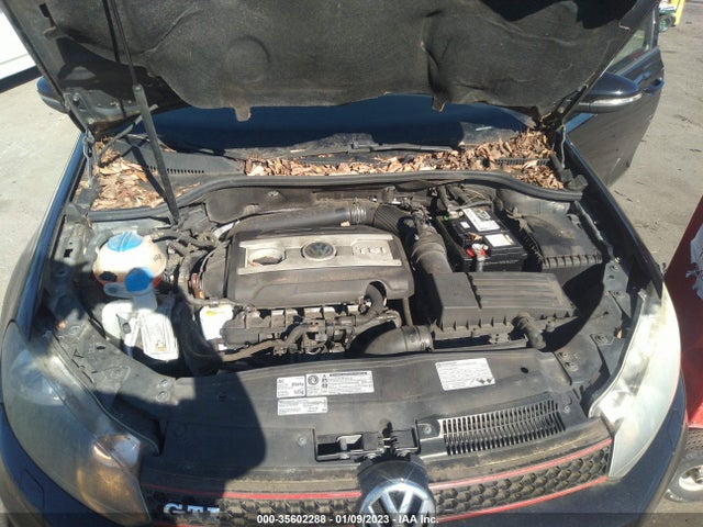 2012 VOLKSWAGEN GTI W/CONV & SUNROOF PZEV VIN: WVWFD7AJXCW144350