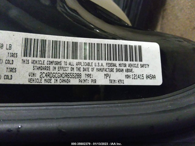 Dodge Grand Caravan Sxt 2013 2C4RDGCGXDR655288 Image 10
