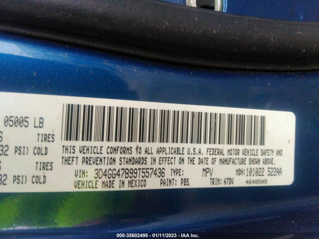 Dodge JOURNEY SE 2009 3D4GG47B99T557436 Image 10