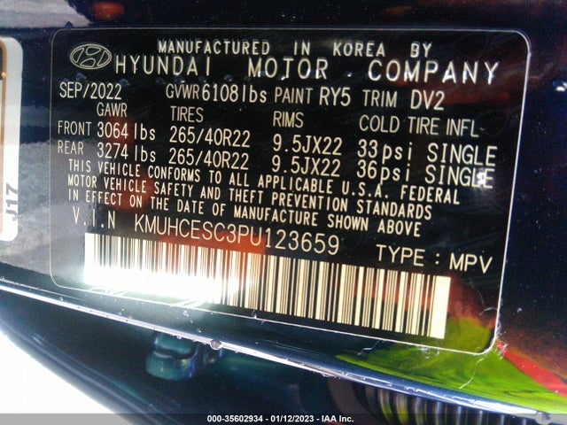 2023 Genesis GV80, VIN: KMUHCESC3PU123659