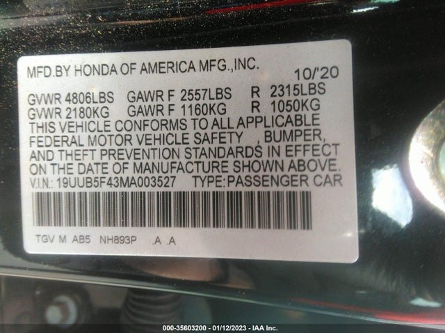 Acura Tlx W/technology Package 2021 19UUB5F43MA003527 Image 10