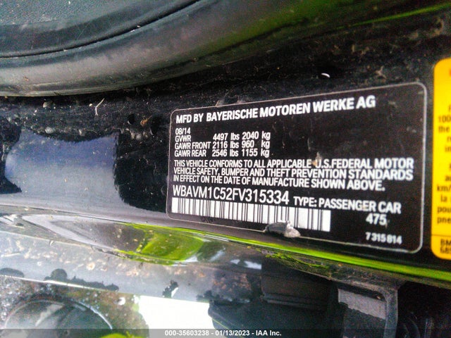 BMW X1 Sdrive28i 2015 WBAVM1C52FV315334 Image 10
