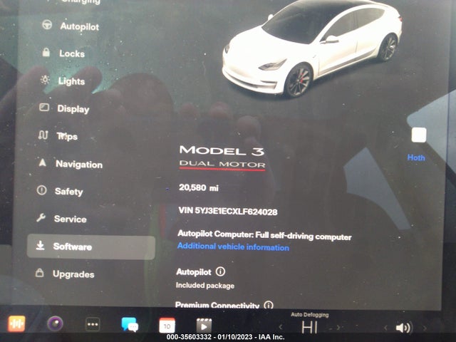 Tesla Model 3 Performance 2020 5YJ3E1ECXLF624028 Image 7