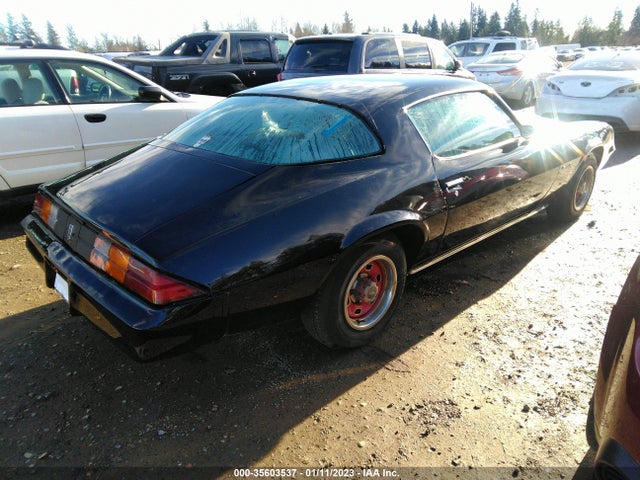 1979 CHEVROLET CAMARO VIN: 1Q87G9L554209