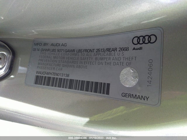 WAUCFAFH7EN013138 Audi A5 PREMIUM