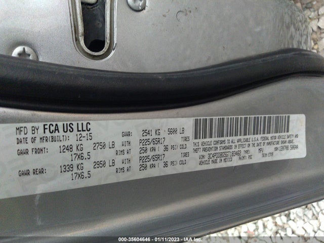 2016 Dodge Journey, VIN: 3C4PDDBG5GT183462