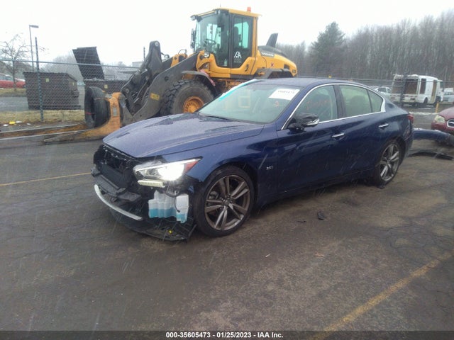 35605473 :رقم المزاد ، JN1EV7AR0KM590924 vin ، 2019 Infiniti Q50 3.0t Signature Edition مزاد بيع