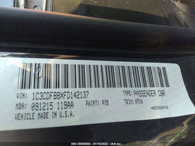 Dodge DART SXT 2015 1C3CDFBBXFD142137 Image 9
