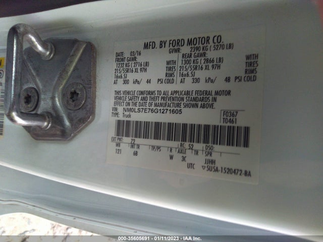 Ford Transit Connect Xl 2016 NM0LS7E76G1271605 Image 9