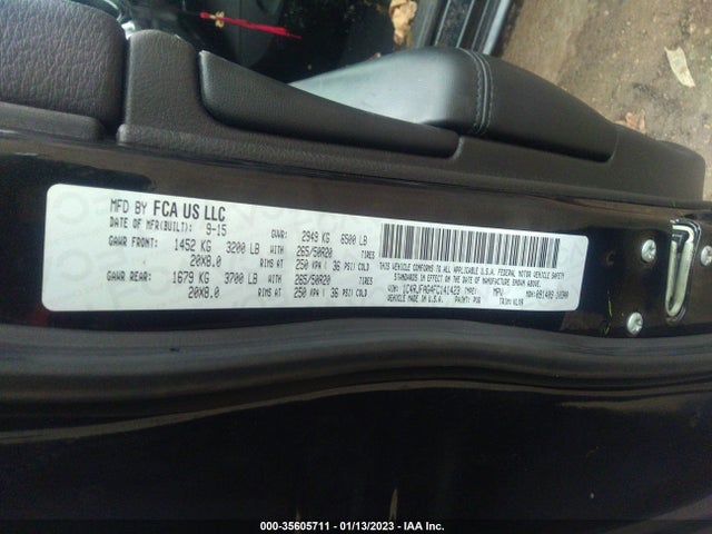 Jeep Grand Cherokee Altitude 2015 1C4RJFAG4FC141423 Image 9