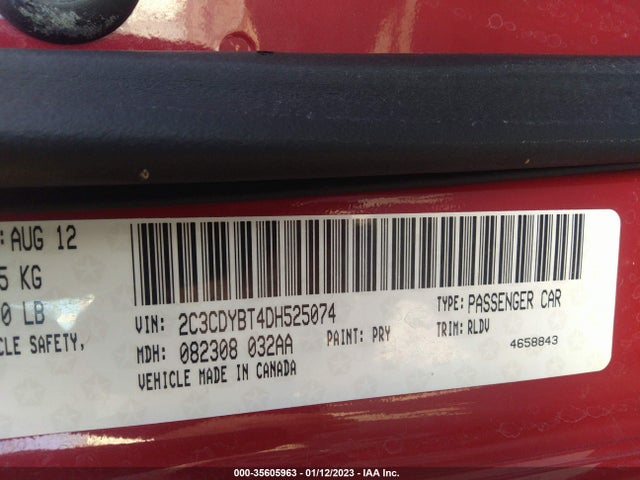 Dodge Challenger R/t Classic 2013 2C3CDYBT4DH525074 Image 9