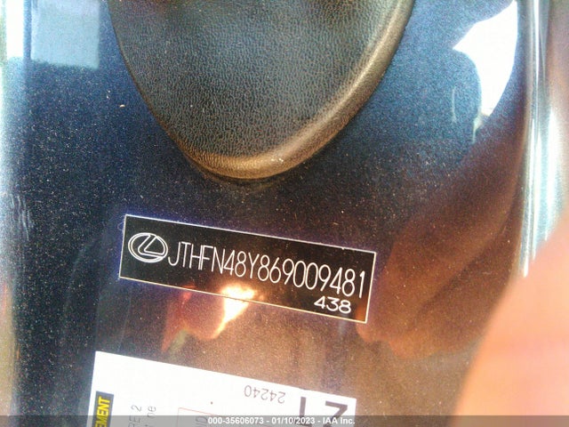JTHFN48Y869009481 Lexus SC 430