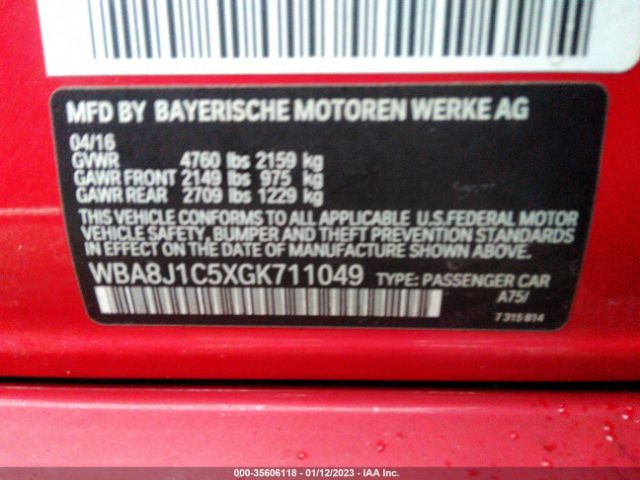 WBA8J1C5XGK711049 BMW 3 Series 328d Xdrive