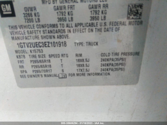 GMC Sierra 1500 Sle 2014 1GTV2UEC3EZ101918 Image 10