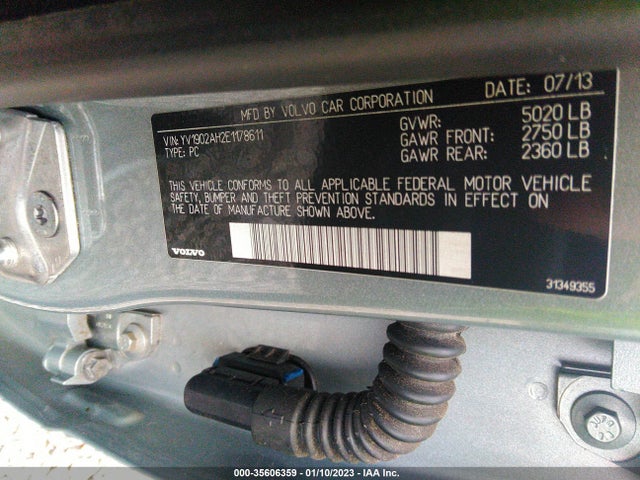2014 Volvo S80, VIN: YV1902AH2E1178611