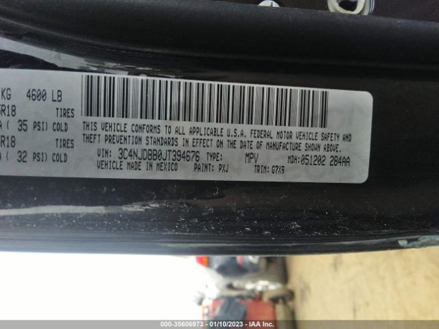 3C4NJDBB0JT394676 Jeep Compass Altitude