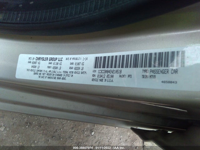1C3CCBAB4EN210518 Chrysler 200 LX