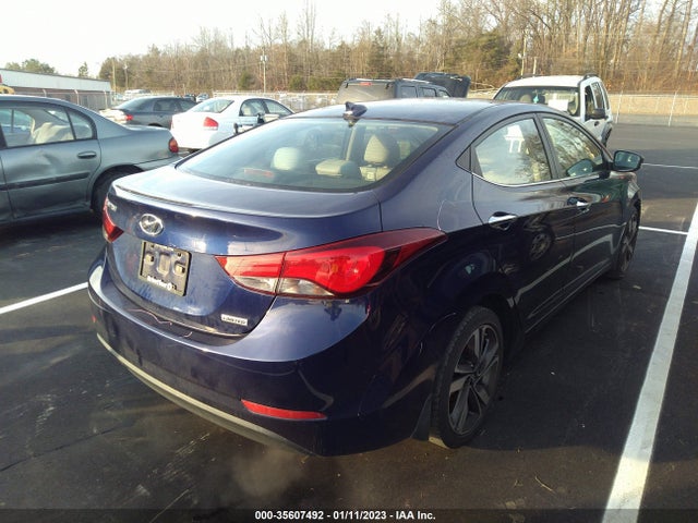 2014 HYUNDAI ELANTRA LIMITED VIN: 5NPDH4AE9EH468346