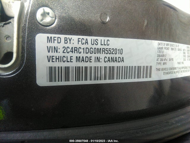 2021 Chrysler Voyager, VIN: 2C4RC1DG0MR552010