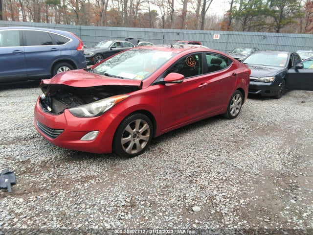2012 HYUNDAI ELANTRA LIMITED PZEV VIN: KMHDH4AE4CU441876