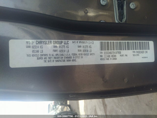 Dodge Charger Se 2014 2C3CDXBG7EH187958 Image 11