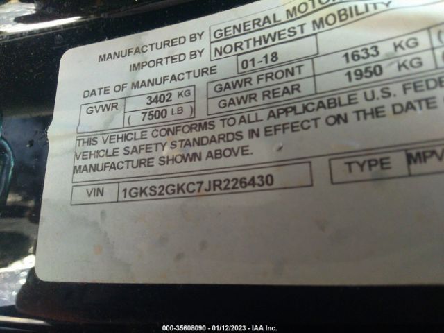 1GKS2GKC7JR226430 GMC Yukon Xl Slt