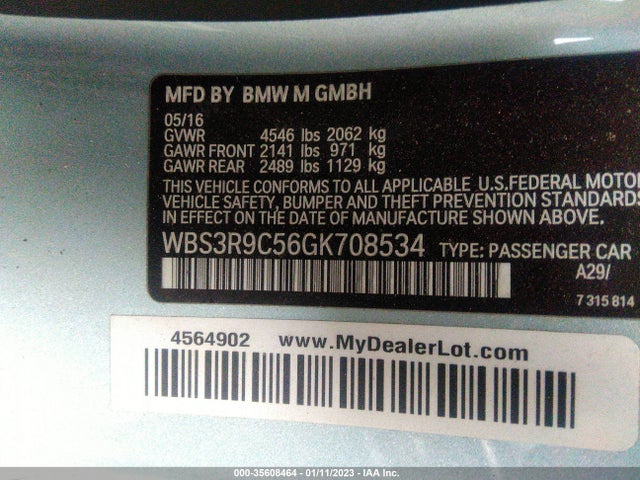 BMW M4 2016 WBS3R9C56GK708534 Image 9