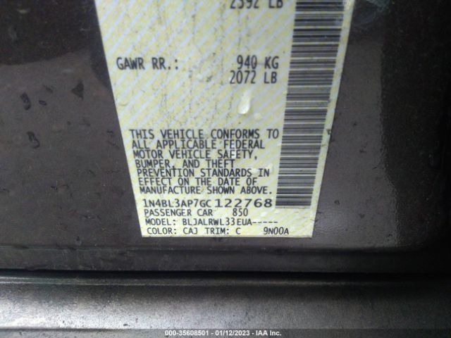 1N4BL3AP7GC122768 Nissan ALTIMA 3.5