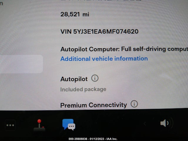 Tesla MODEL 3 2021 5YJ3E1EA6MF074620 Image 7