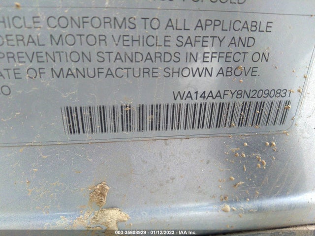2022 Audi Q5, VIN: WA14AAFY8N2090831