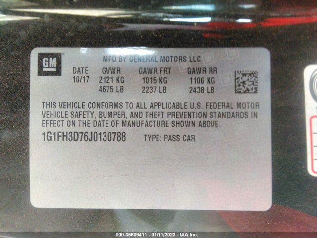 Chevrolet CAMARO 2SS 2018 1G1FH3D76J0130788 Image 11