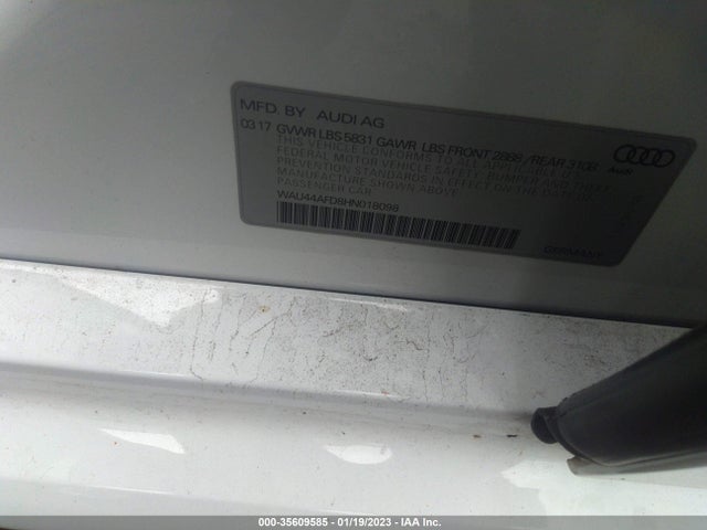 WAU44AFD8HN018098 Audi A8 L 3.0t