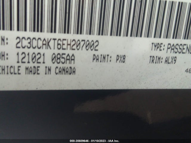 2C3CCAKT6EH207002 Chrysler 300 300c