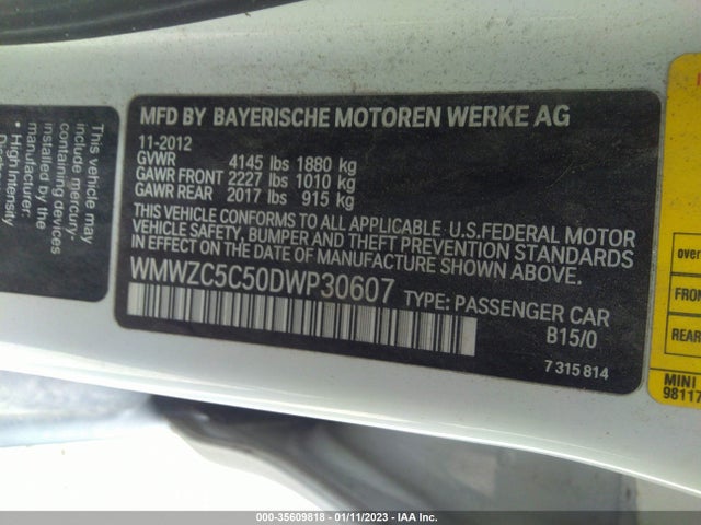 WMWZC5C50DWP30607 Mini Cooper Countryman S All4