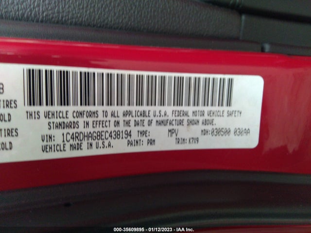 Dodge Durango Sxt 2014 1C4RDHAG8EC438194 Image 9