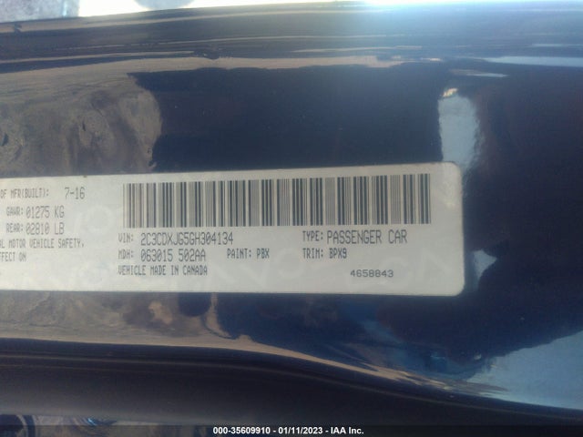 Dodge Charger Sxt 2016 2C3CDXJG5GH304134 Image 9