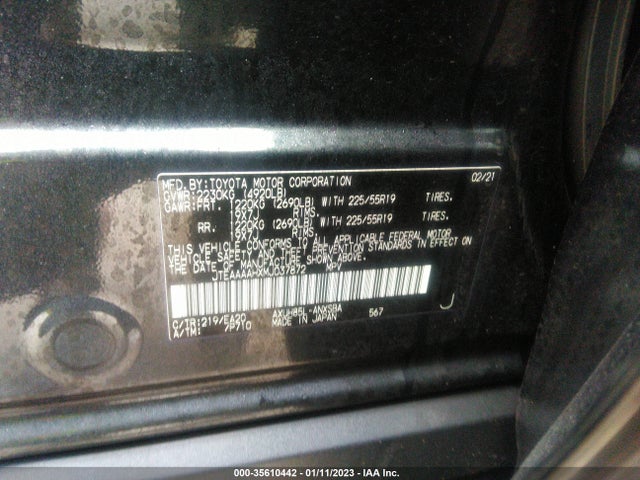 2021 Toyota Venza, VIN: JTEAAAAHXMJ037872