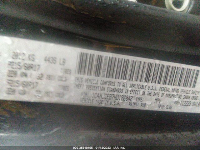 1C4NJCEB7HD186042 Jeep Compass High Altitude