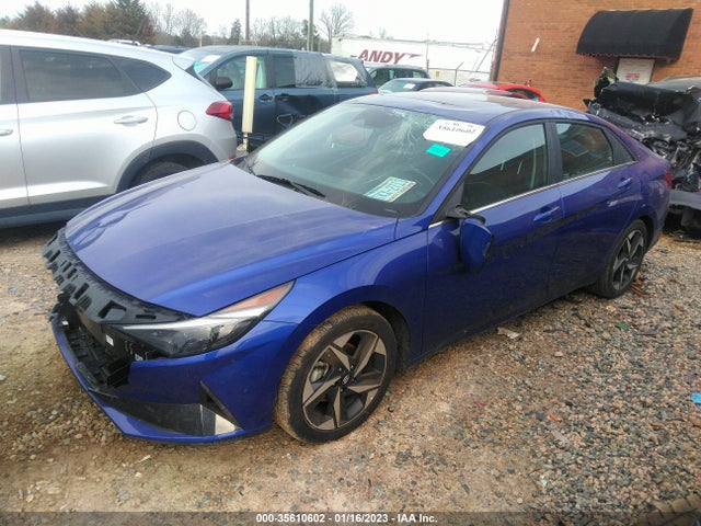 2022 HYUNDAI ELANTRA LIMITED VIN: KMHLP4AG9NU367325