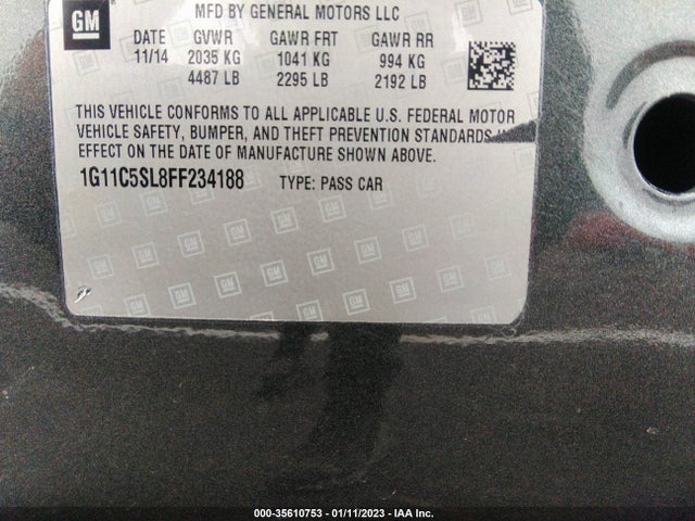 Chevrolet MALIBU LT 2015 1G11C5SL8FF234188 Image 10