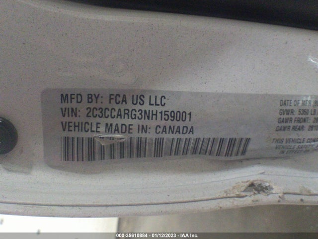 2C3CCARG3NH159001 Chrysler 300 Touring