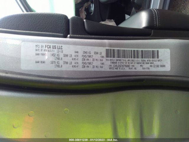1C4RJEAG7HC756903 Jeep Grand Cherokee Laredo