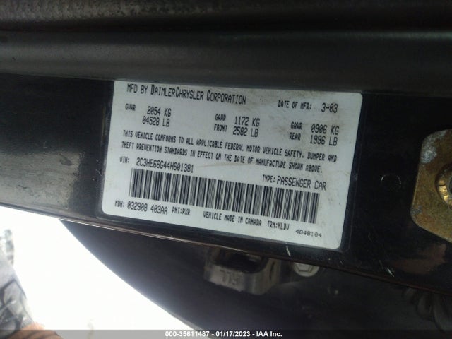 2C3HE66G44H601381 Chrysler 300M