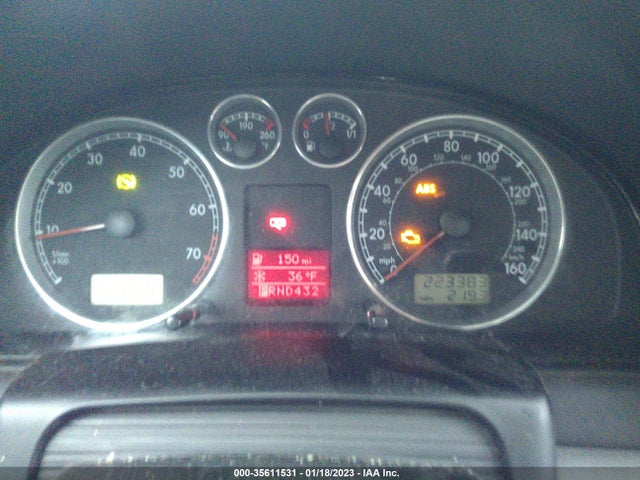 2003 VOLKSWAGEN PASSAT GLS VIN: WVWPD63B13P331071