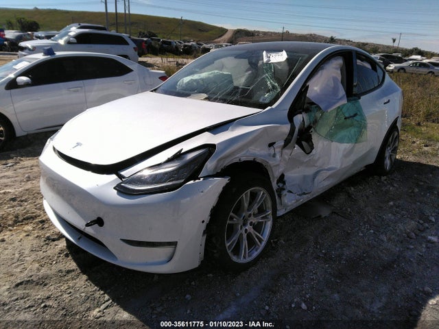 2021 TESLA MODEL Y LONG RANGE VIN: 5YJYGDEE6MF071978