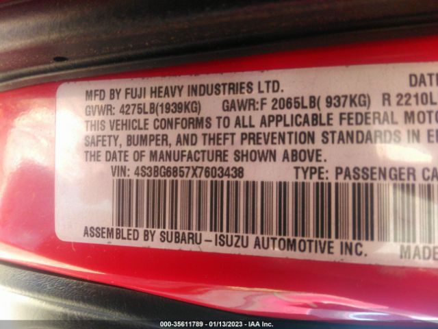 4S3BG6857X7603438 Subaru Legacy Wagon Outback