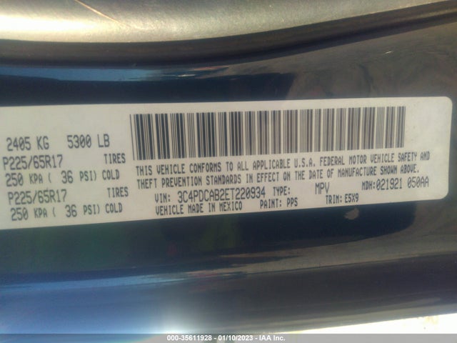 Dodge Journey American Value Pkg 2014 3C4PDCAB2ET220934 Image 9