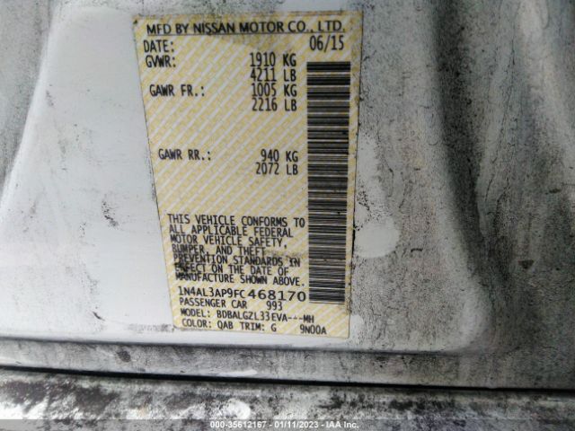 1N4AL3AP9FC468170 Nissan Altima 2.5 S
