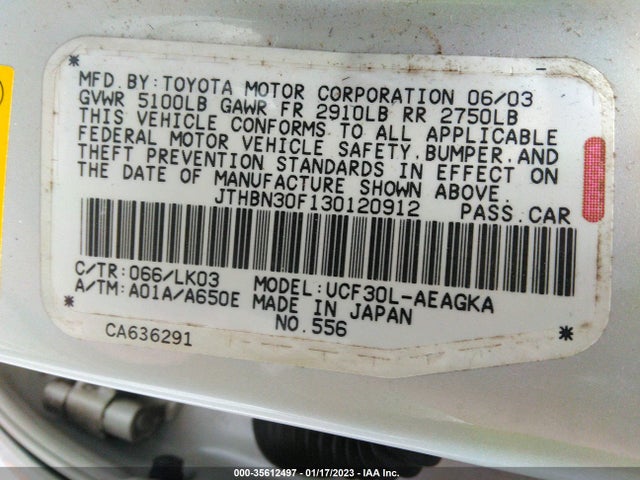 Lexus LS 430 2003 JTHBN30F130120912 Image 10